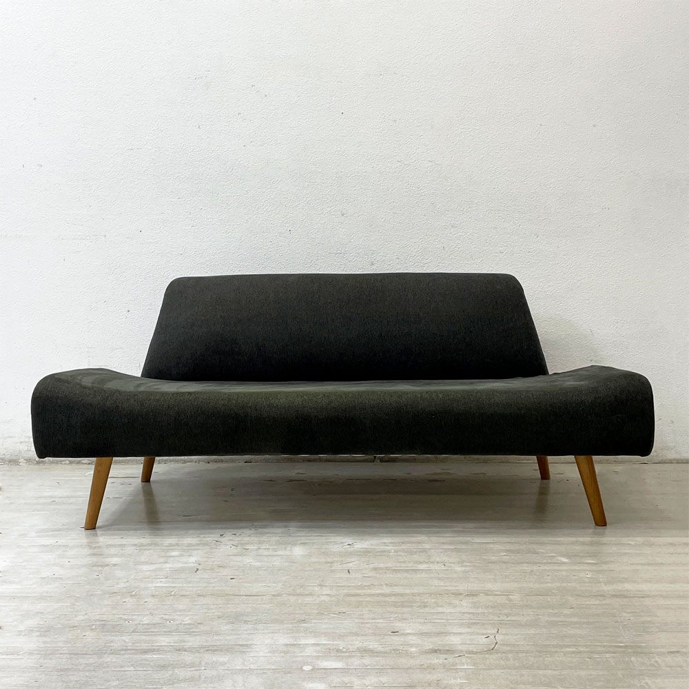 イデー IDEE アーオ ソファ AO SOFA 2Pソファ 2人掛け チャコールカラー W140 岡嶌要 定価￥89,900- ●