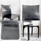 カッシーナ Cassina キャブチェア 412 CAB CHAIR アームレス 本革 ブラック マリオ・ベリーニ MoMA イタリアンモダン ■