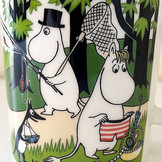 アラビア ARABIA ムーミンマグ MOOMIN バカンスへ行こう シール付 フィンランド 北欧食器 2018年夏限定 ◎