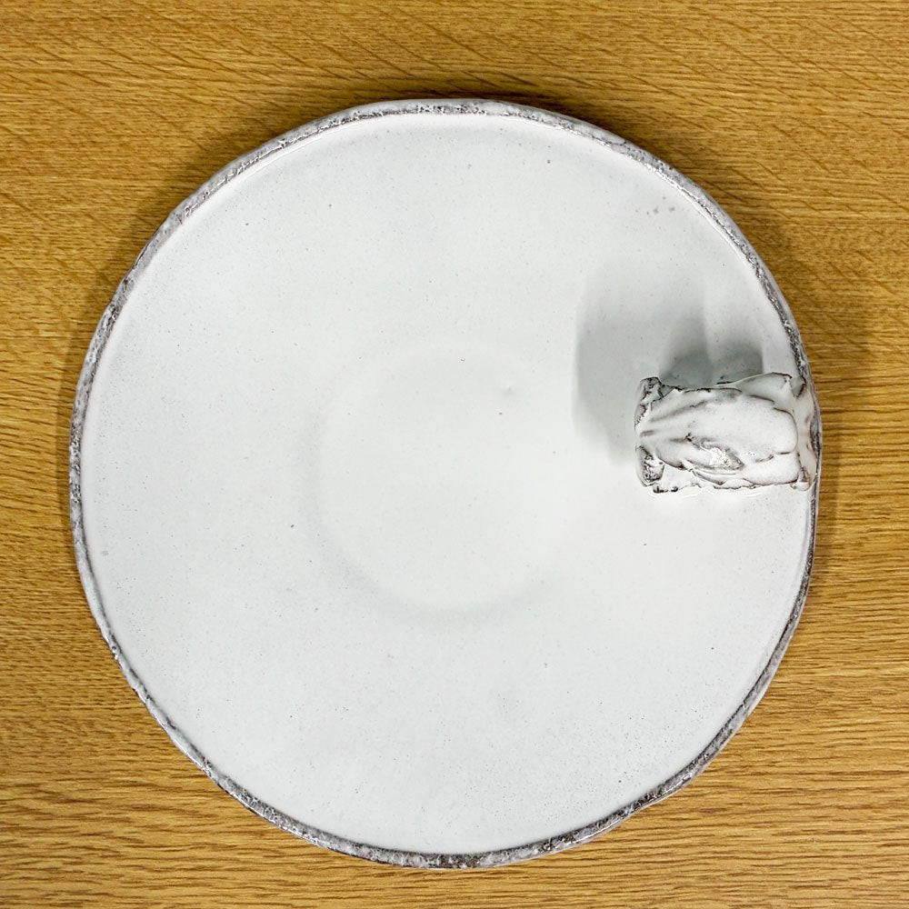 JBAdeV/Jean Baptiste Astierde Villatte 別注ソーサー Feuilles soucoupe a anse アスティエ・ド・ヴィラット ASTIER de VILLATTE 陶器 フランス A ◎