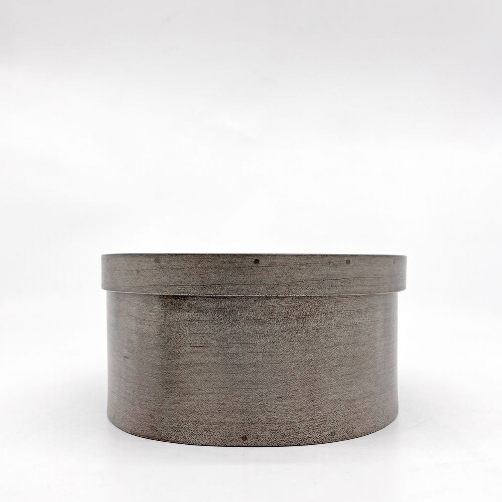 井藤昌志 IFUJI シェーカー オーバル ティッシュボックス Oval TISSUE BOX gray 草木染め イタヤカエデ L25×W17.7×H8.5cm 木工作家 ●