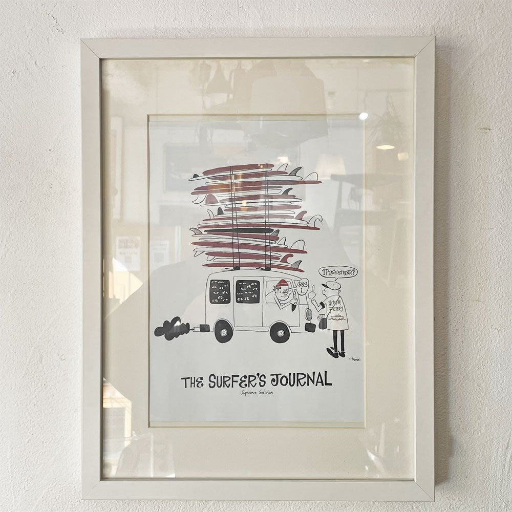 花井祐介 YUSUKE HANAI アートプリント ポスター The Surfer's Journal 額装品 ★