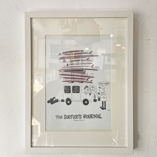 花井祐介 YUSUKE HANAI アートプリント ポスター The Surfer's Journal 額装品 ★