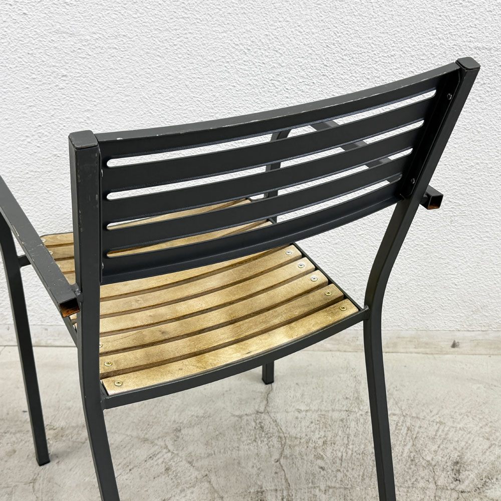 エミュー emu セーニョチェア SEGNOCHAIR ガーデンチェア アーム スタッキング イタリア ニ脚セット 〓