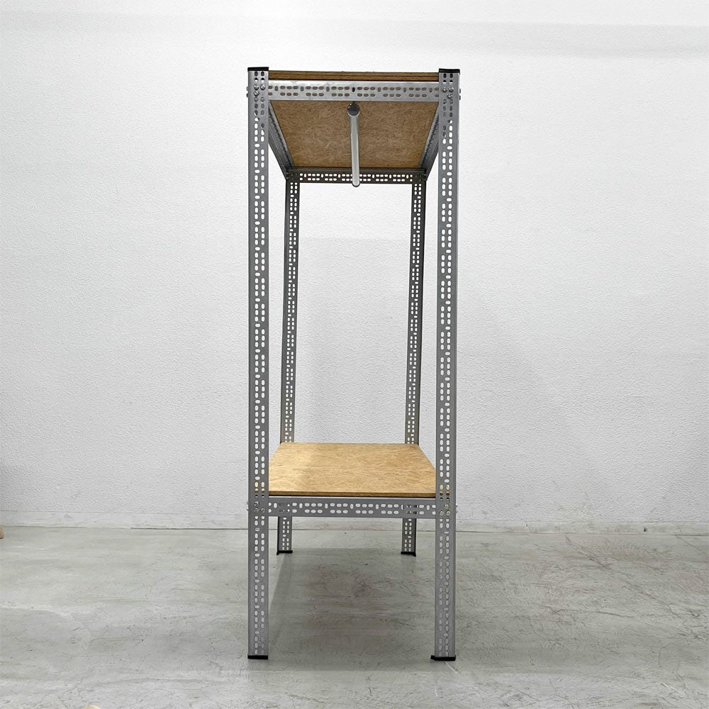 リオン LYON アングルシェルフ SLOTTED ANGLE SHELF ワードローブ シェルフ W140 x D64 x H175cm オーダー仕様 P.F.S取扱 〓