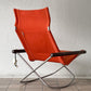 藤栄 FUJIEI ニーチェア エックス Ny chair X rocking フォールディングチェア ロッキング ダークブラウン×レンガ 新居猛 MoMA ◇