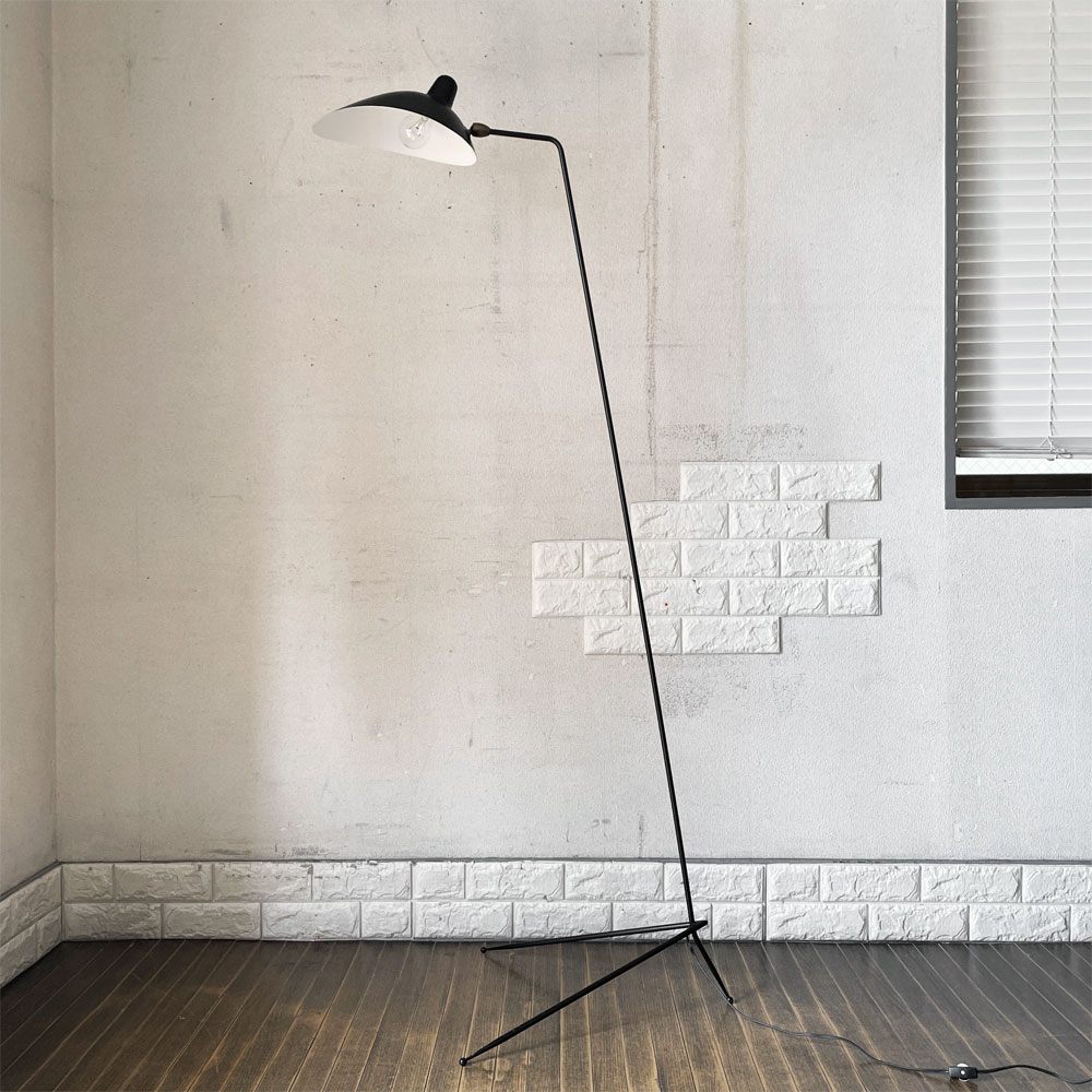 イデー IDEE ランパデール・アン・ルミエール LAMPADAIRE 1 LUMIERE フロアライト 1灯 H163cm セルジュ・ムーユ 定価￥99,900- ◎