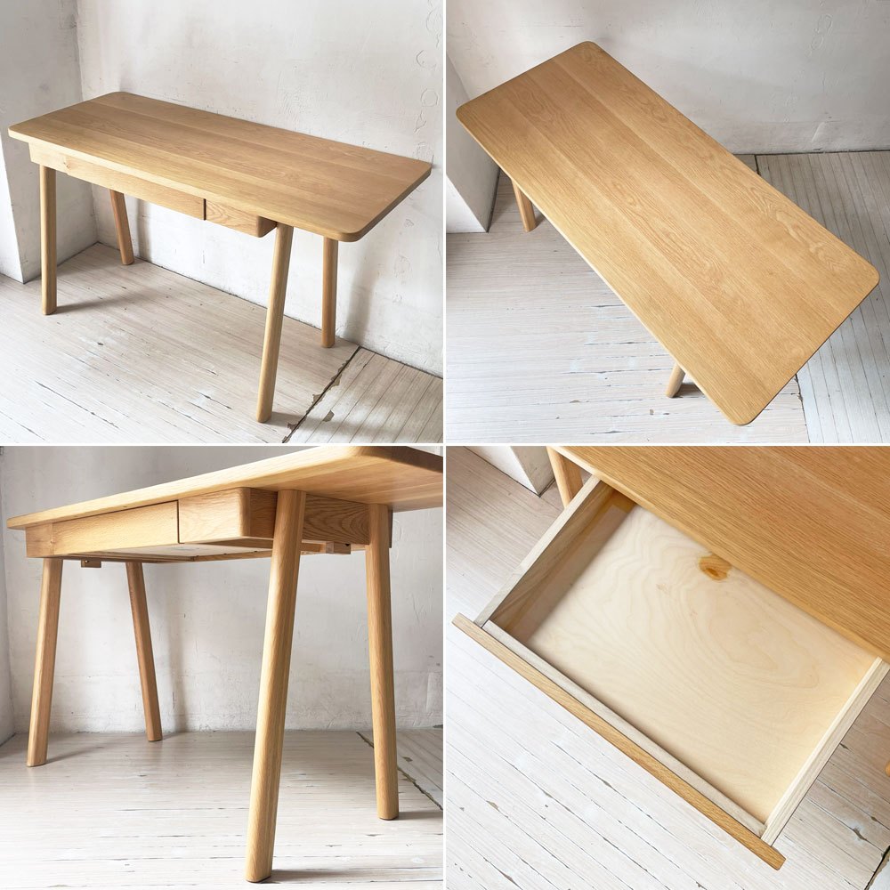 アクタス ACTUS アクタスキッズ サークル SARCLE デスク W120cm オーク材 美品 定価¥95,700- ★