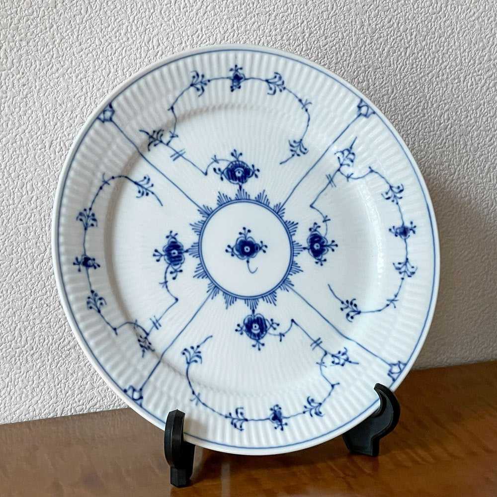 ロイヤルコペンハーゲン ROYAL COPENHAGEN ブルーフルーテッド プレイン Blue Fluted Plain プレート 25cm ◇