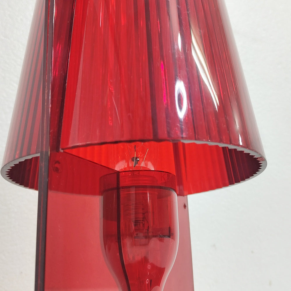 カルテル Kartell テイク TAKE テーブルランプ ポリカーボネート製 フェルーチョ・ラヴィアーニ Ferruccio Laviani レッド イタリア ●
