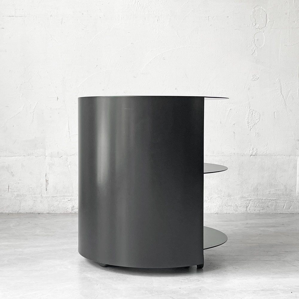 ヘム HEM ハイドサイドテーブル HIDE SIDE TABLE ストレージボックス スチール ジェットブラック Karoline Fesser スウェーデン モダン 参考価格￥73.190- ★