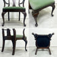イーセンアーレン ETHAN ALLEN クイーンアンスタイル アームチェア ダイニングチェア ビンテージ Vintage クラシカルデザイン ●