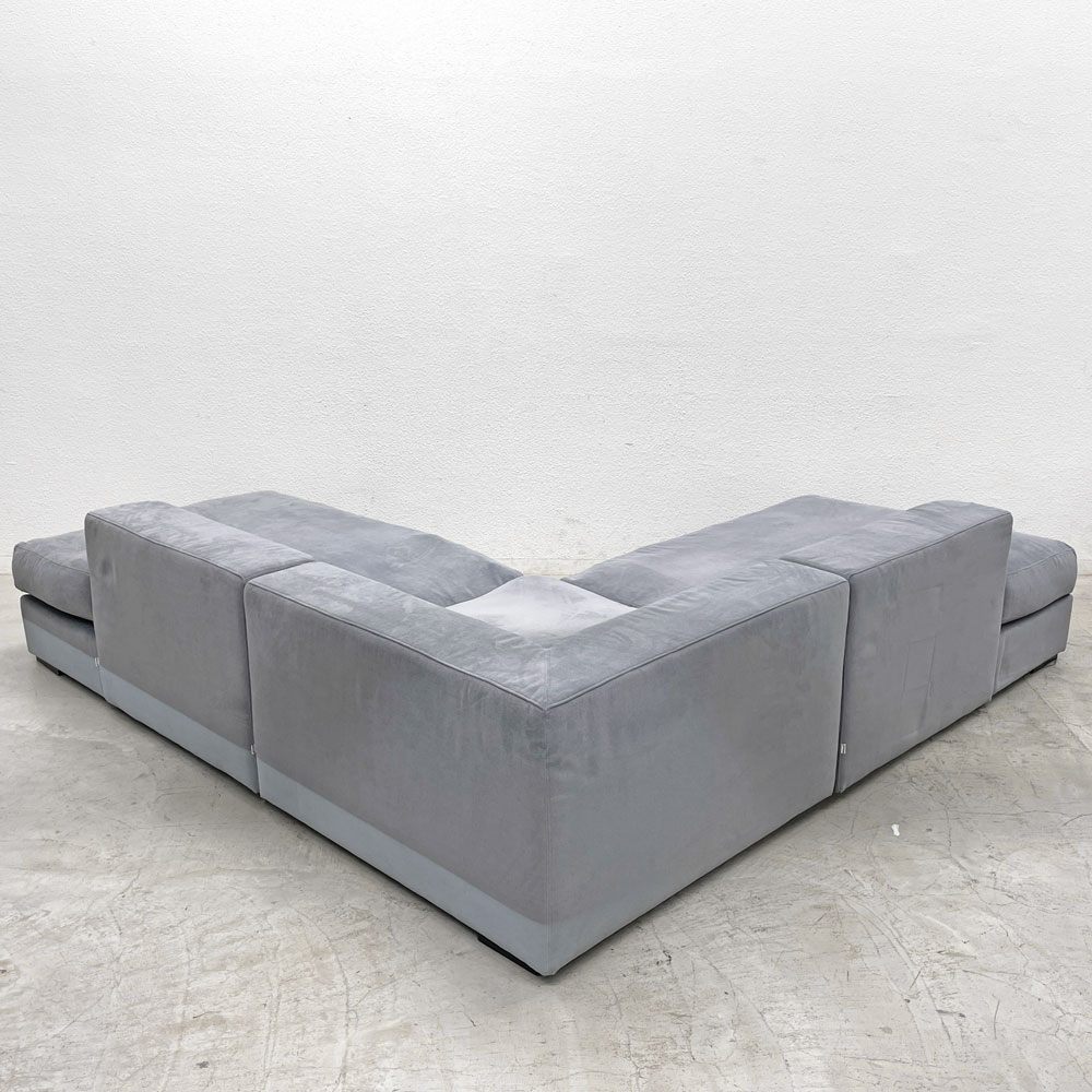 ボーコンセプト BoConcept セノーバ Cenova ラウンジング＆ソファ カウチソファ W235cm ファブリック ブルーグレー系 参考価格￥600,000- 〓