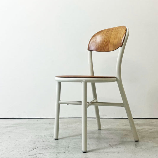 マジス MAGIS パイプチェア ウッド Pipe Chair Wood ダイニングチェア ホワイト×ライトビーチ ジャスパー・モリソン A ●