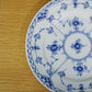 ロイヤルコペンハーゲン ROYAL COPENHAGEN ブルーフルーテッド ハーフレース プレート 17cm 北欧食器 A ◎