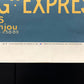 パリ＝ロンドン航空サービス Compagnie Franco-Roumaine de Navigation Aerienne 公式リトグラフ 1987年 再版品 62×100cm 〓