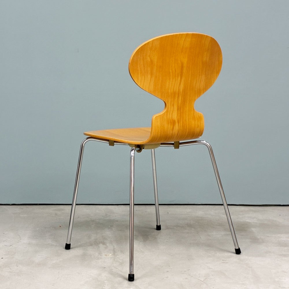 フリッツハンセン Fritz Hansen 3101 アントチェア 4本脚 ナチュラルビーチ材 ラッカー仕上げ アルネ・ヤコブセン 北欧家具 B ◎