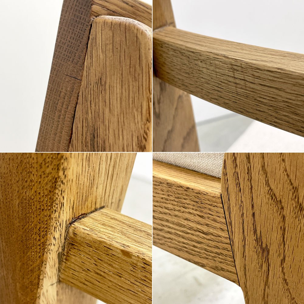 ウニコ unico アディ ADDAY ダイニングチェア オーク材 オイル仕上げ ベージュ ファブリック カバーリング A ●