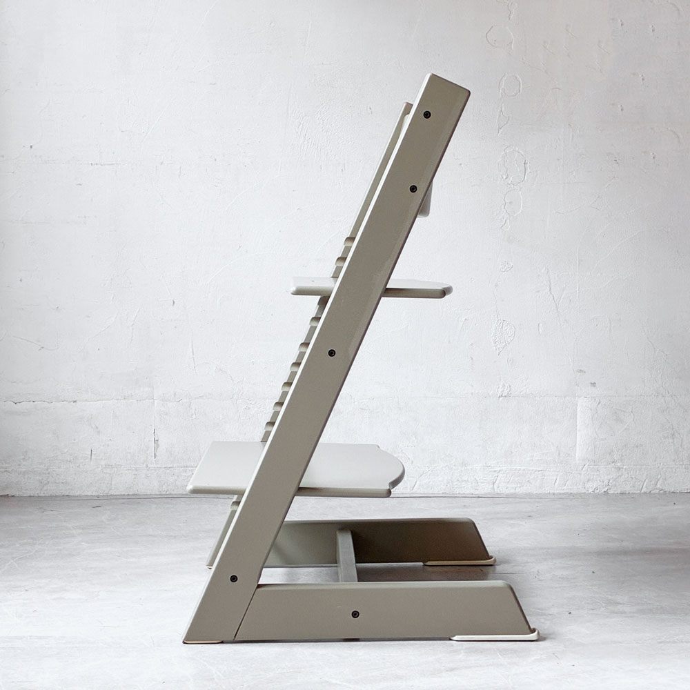 ストッケ STOKKE トリップトラップ TRIPP TRAPP ベビーチェア キッズチェア S/N4～ グライダー付き グレー ノルウェー 北欧家具 ★