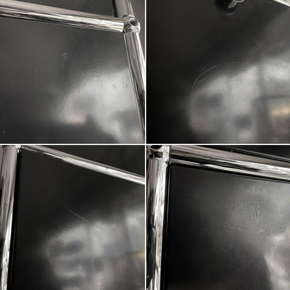ユーエスエムハラー USMハラー USM Haller キャビネット シェルフ 1列5段 グラファイトブラック オープン ドロップダウンドア フリップアップドア 鍵付き ♪