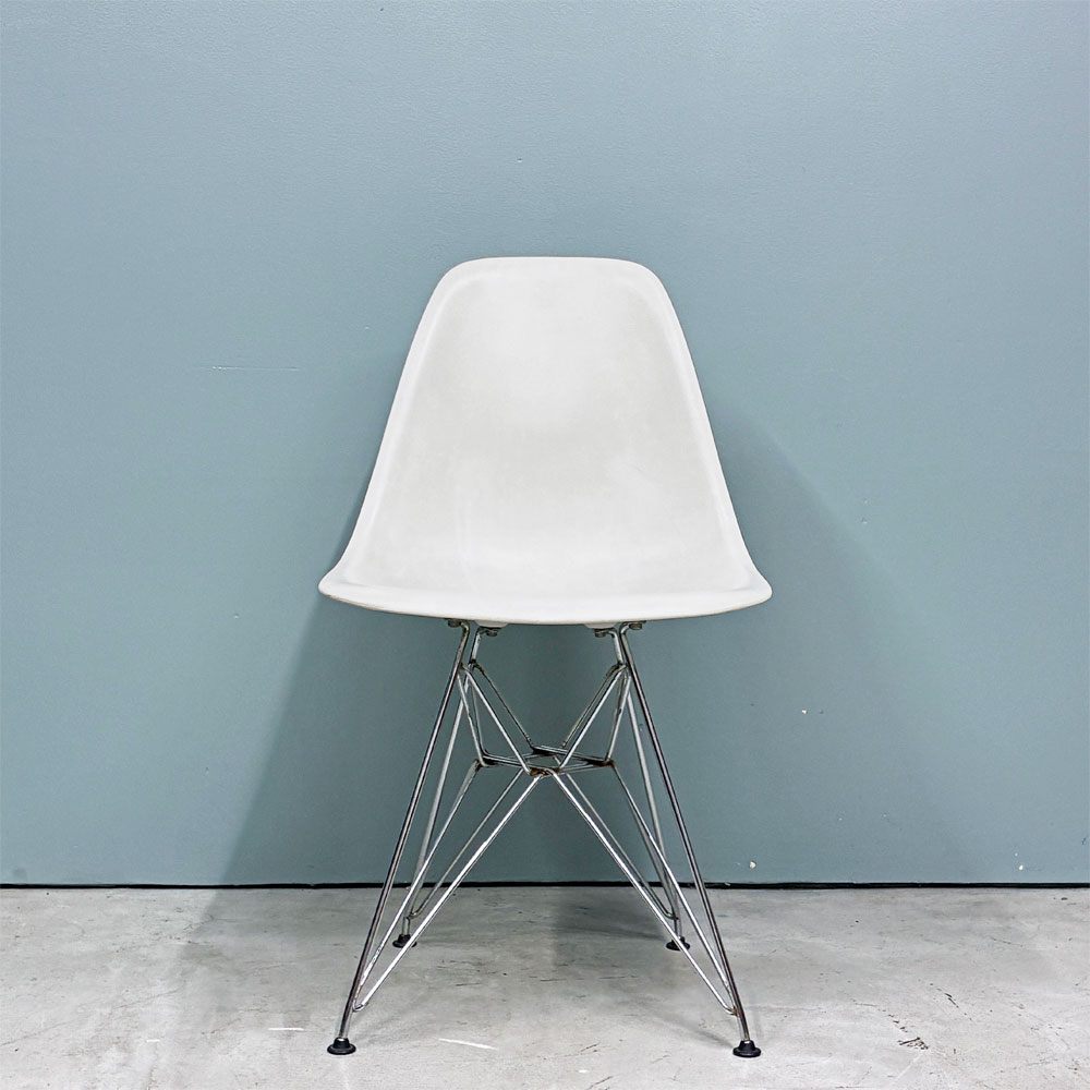 ハーマンミラー Herman Miller サイドシェルチェア ポリプロピレン製 エッフェルベース ホワイト C&R イームズ ミッドセンチュリー ◎