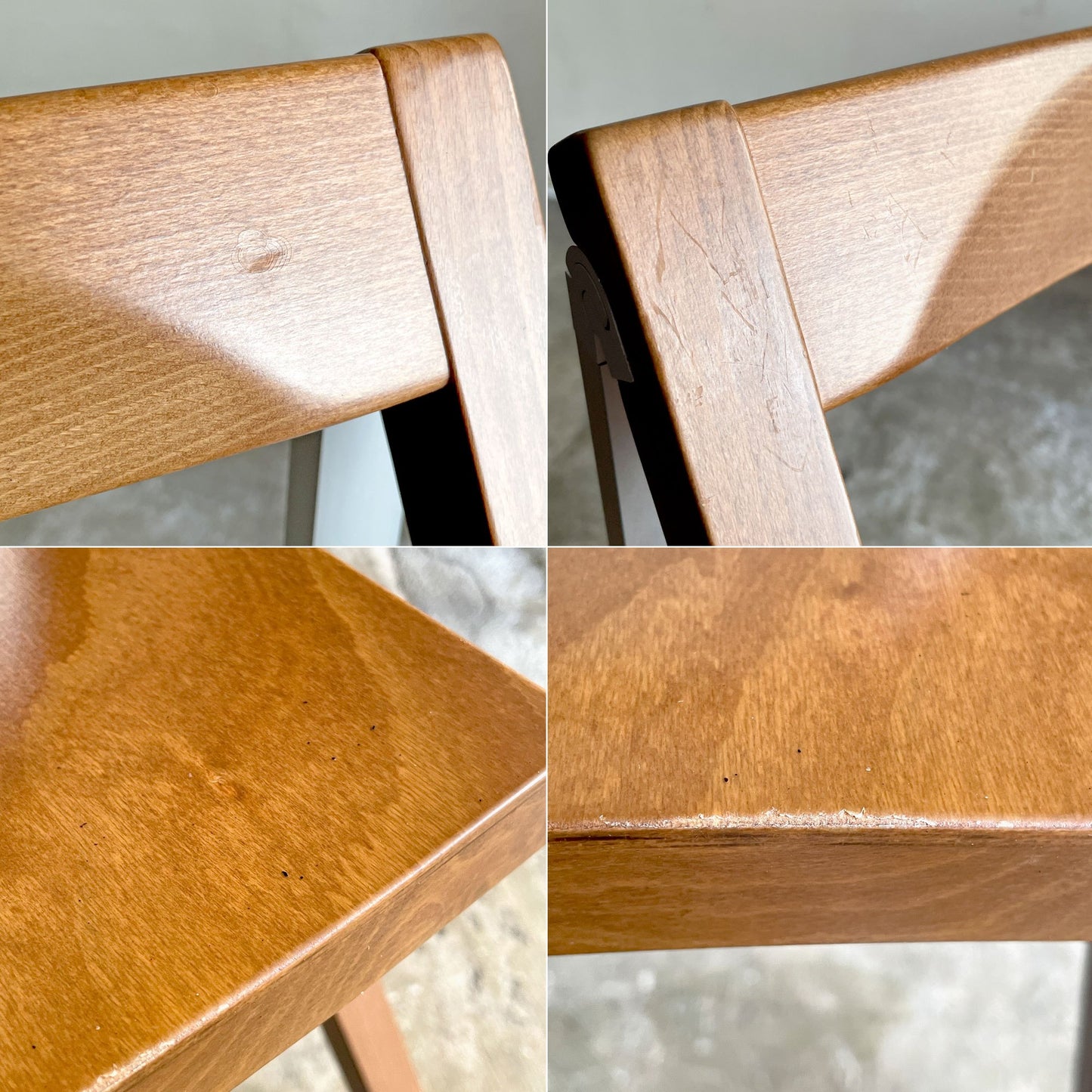 カリガリス Calligaris コヌビア connubia スキップ SKIP フォールディングチェア ビーチ材 ウォールナット色 イタリア ■