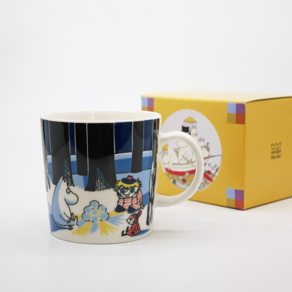 アラビア ARABIA ムーミンマグ MOOMIN スノーランタン 2007年 冬限定 フィンランド 北欧食器 箱付き ●