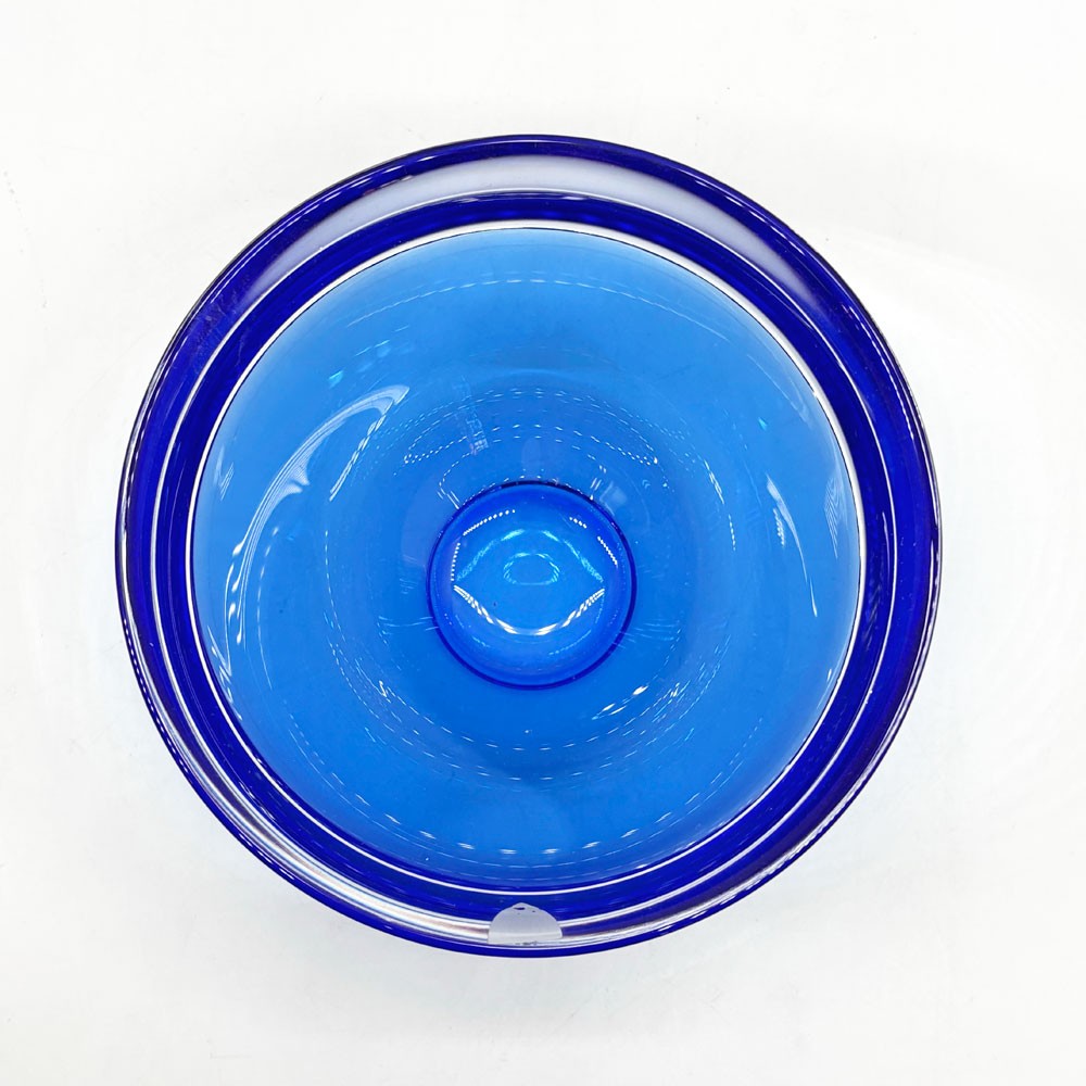 オレフォス Orrefors ネプトゥーヌス Neptunus ガラスボウル Φ14cm ラーズ・ヘルステン Lars Hellsten インカルモ 北欧 スウェーデン ●