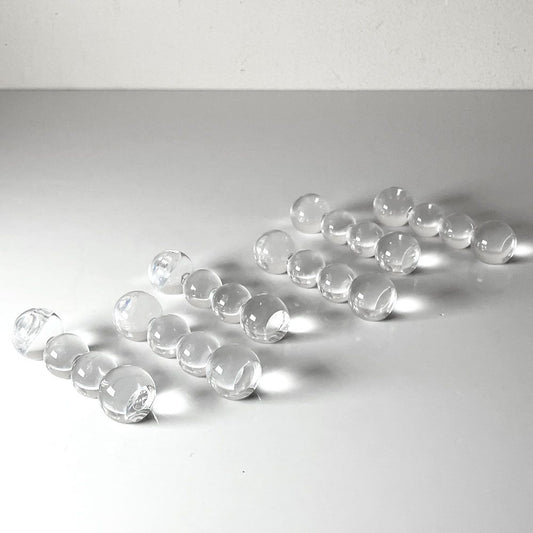 サンルイ SAINT-LOUIS バブルス bubbles カトラリーレスト 6個セット 箸置き クリスタルガラス 箱付き 未使用品 フランス ■