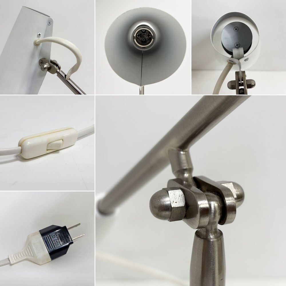 ノーザン Northern バーディ Birdy テーブルランプ デスクライト アームライト ビルゲル・ダール Birger Dahl ホワイト ノルウェー 北欧照明 参考価格￥118,800- ●