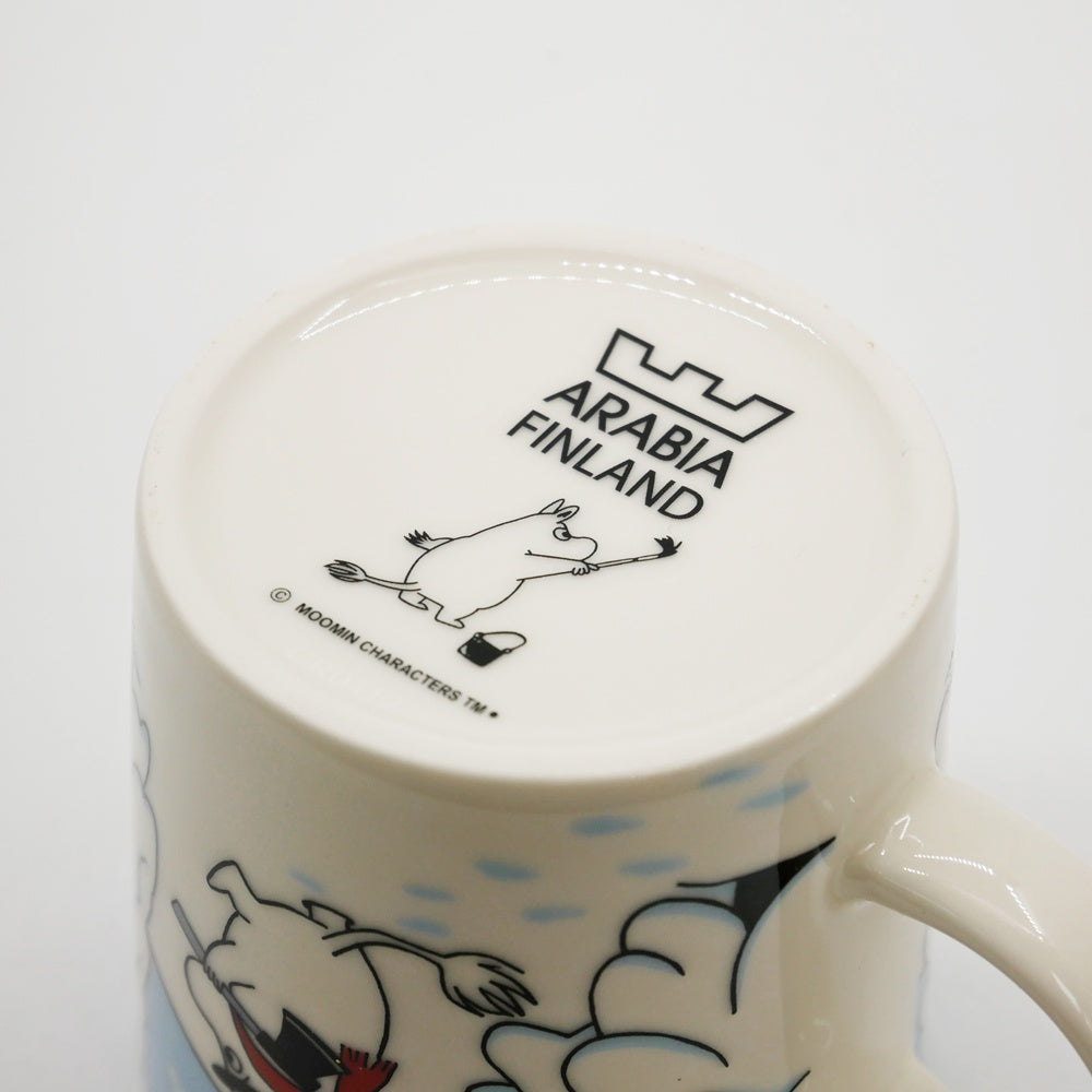 アラビア ARABIA ムーミンマグ MOOMIN ウィンターフォレスト フィンランド 北欧食器 旧ロゴ 2012年 冬限定 箱付き ●