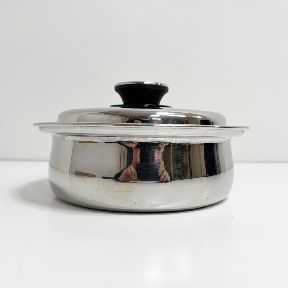 タッパーウェア Tupperware レインボークッカー プレミアム 19㎝ 2.0L 片手鍋 浅鍋 アルミ ステンレス 多層構造 無水調理 ●