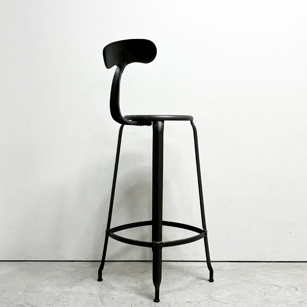フェールトラヴァイユ FER TRAVAIL ニコルチェア NICOLLE Chair SH80 カウンターチェア スチール マットクリア仕上げ 別注モデル インダストリアル D ●