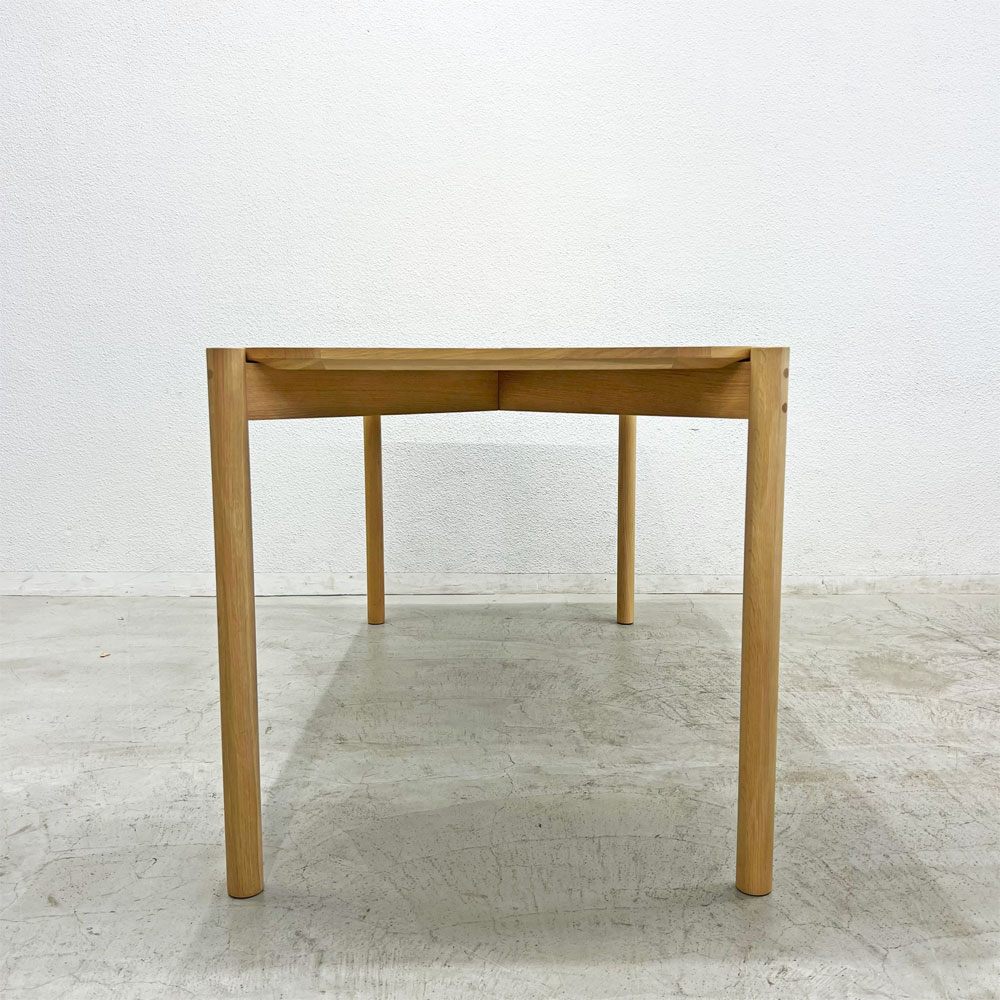 カリモクニュースタンダード Karimoku キャストール ダイニングテーブル CASTOR TABLE 150 国産ナラ材 ピュアオークカラー 定価145,200円 〓