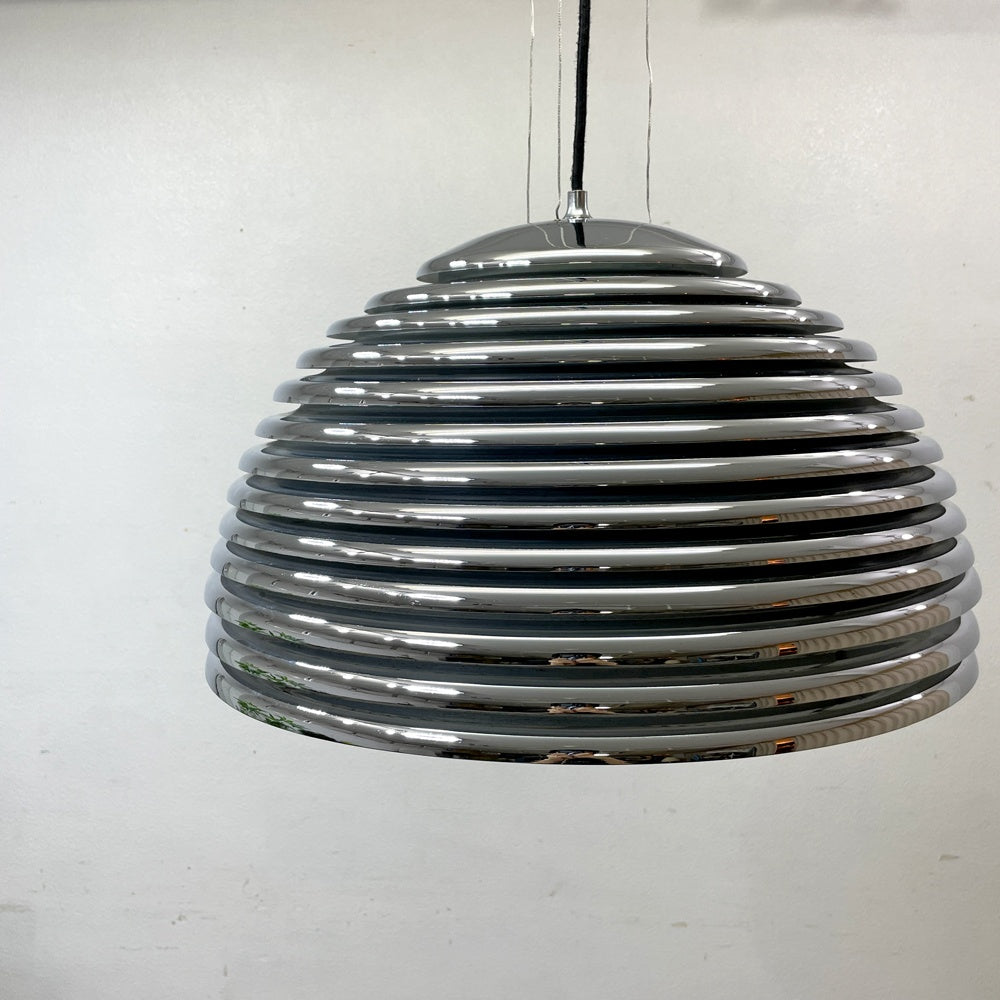 ヤマギワ yamagiwa サツールノ SATURNO ペンダントライト Φ50cm 4灯 70s 本澤和雄 モダン スペースエイジ  要電気工事 ●