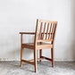 北の住まい設計社 ミッションアームチェア Mission arm chair ダイニングチェア 板座 パイン材 ナチュラル ■