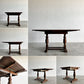 UKビンテージ Vintage ドローリーフテーブル ダイニングテーブル 伸長式 W90/120/149.5cm オーク材 天板再塗装品 イギリス 英国アンティーク 〓