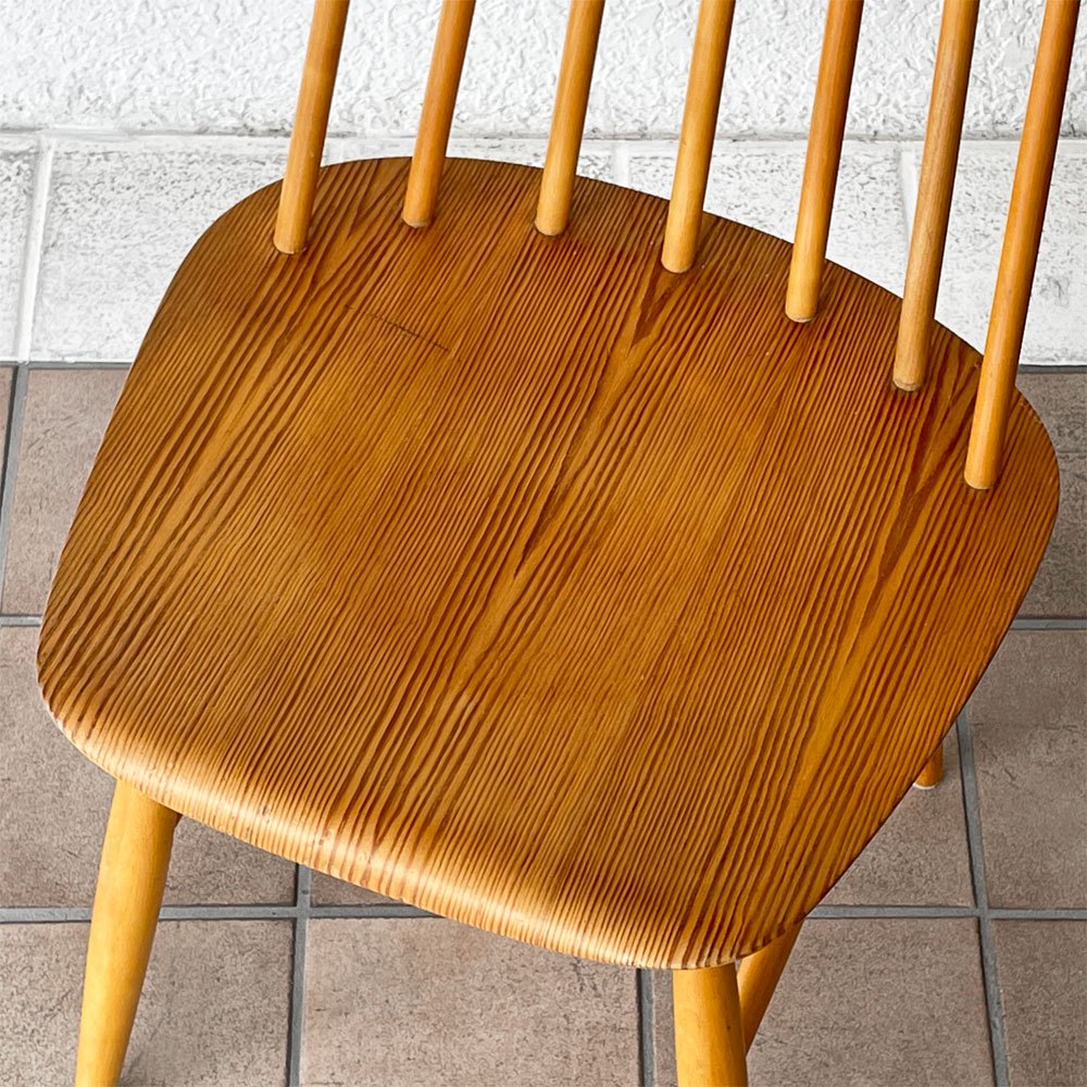エズビーヴァーケン Edsby Verken T65 ファネットチェア Fanett Chair ダイニングチェア アッシュ材 イルマリ・タピオヴァーラ スウェーデン 北欧ビンテージ 希少 ◇