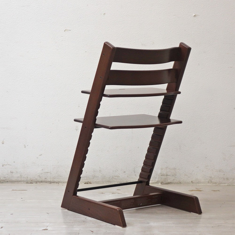 ストッケ STOKKE トリップトラップ TRIPP TRAPP ベビーチェア キッズチェア S/N5～ ブラウン ノルウェー 北欧家具 ●