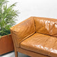 ハロ HALO レッジオ REGGIO 2P SOFA 2人掛けソファ レザー 牛本革 オールドサドルナッツカラー 英国家具 廃番 参考定価￥237,000-●