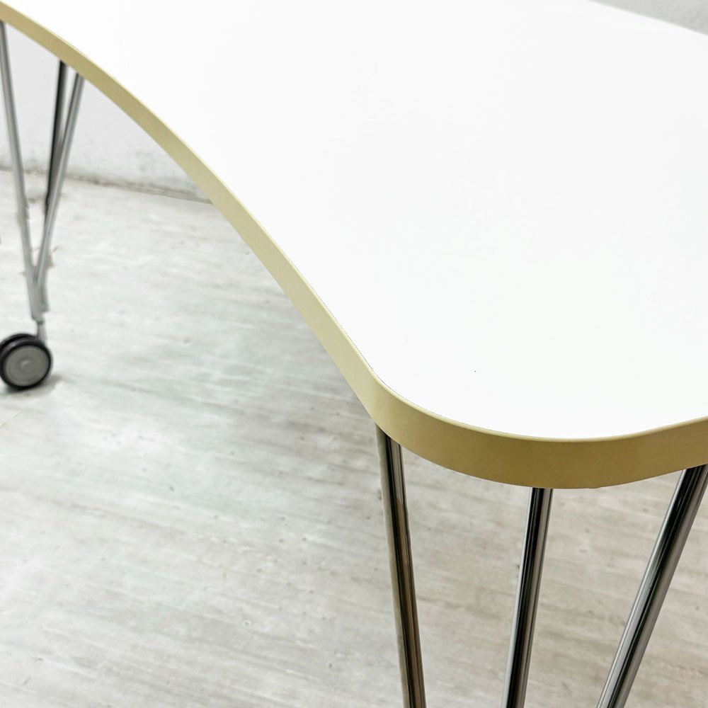 カルテル Kartell マックステーブル MAX TABLE ホワイト ミーティングテーブル キャスター付 フェルーチョ・ラヴィアーニ Ferruccio Laviani イタリア ●