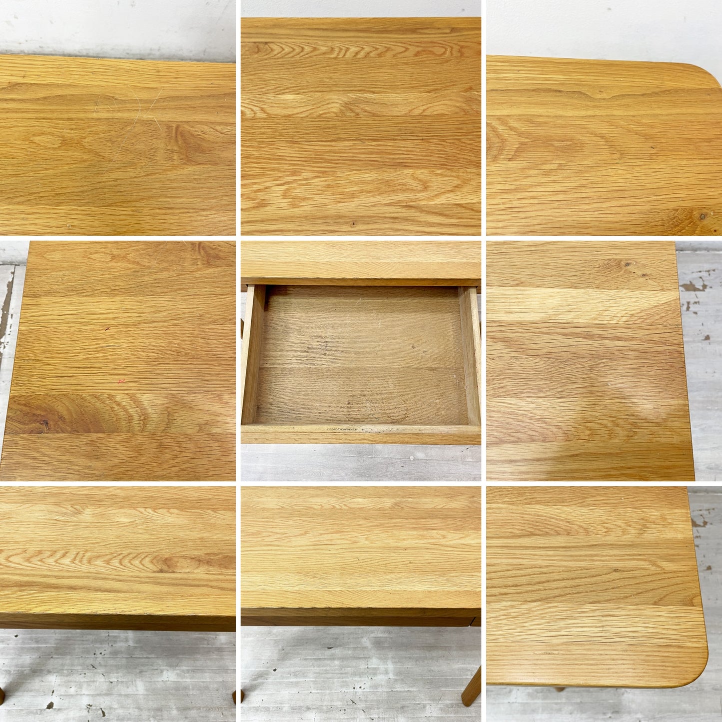 アクタス ACTUS アクタスキッズ サークル SARCLE デスク W120cm オーク無垢材 定価¥95,700- ●