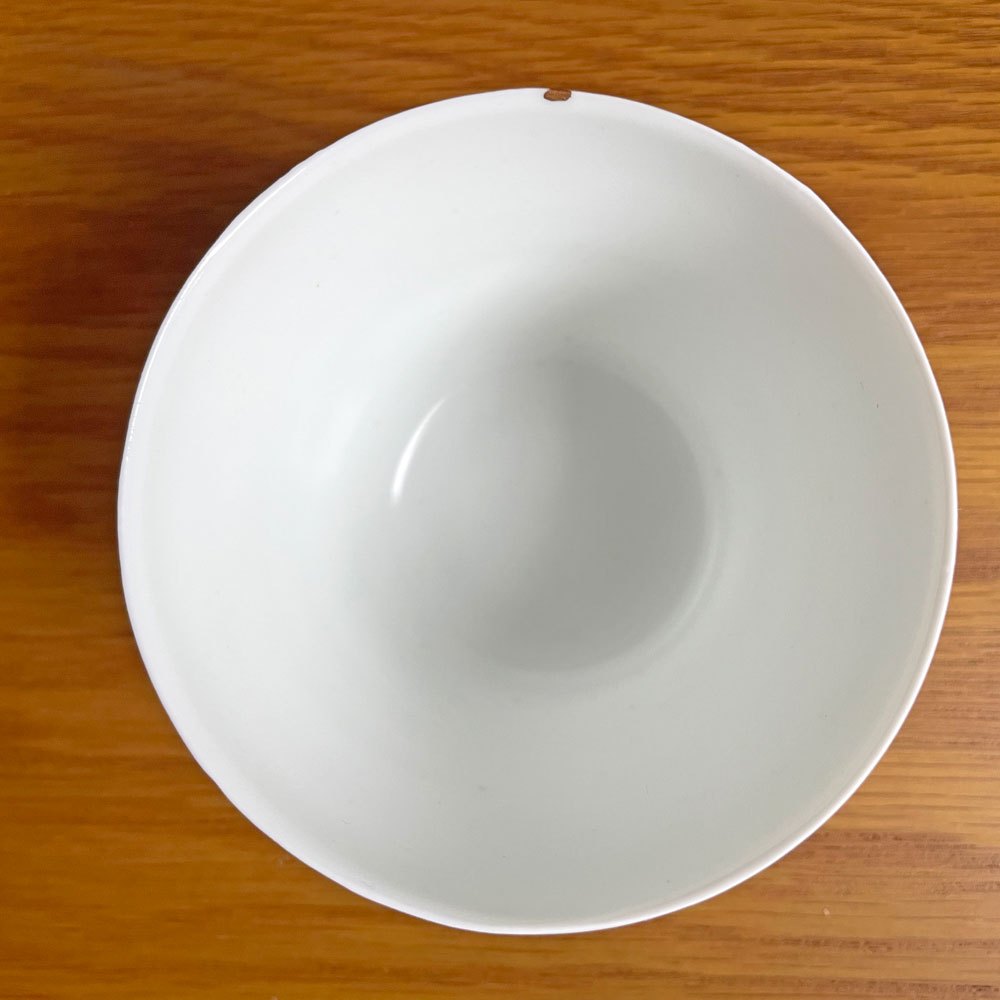 黒田泰蔵 白磁 フリーカップ ぐい吞み 猪口 Tマーク 金継ぎ 補修痕有り 陶芸 陶器 現代作家 Φ9cm A  ♪