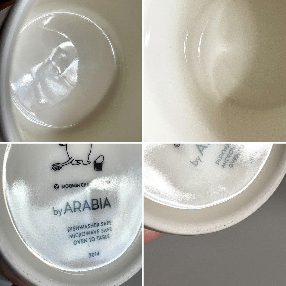 アラビア ARABIA ムーミンマグ MOOMIN ミスターブリスクと一緒にスキー 2014年 冬限定 フィンランド 北欧食器 ■