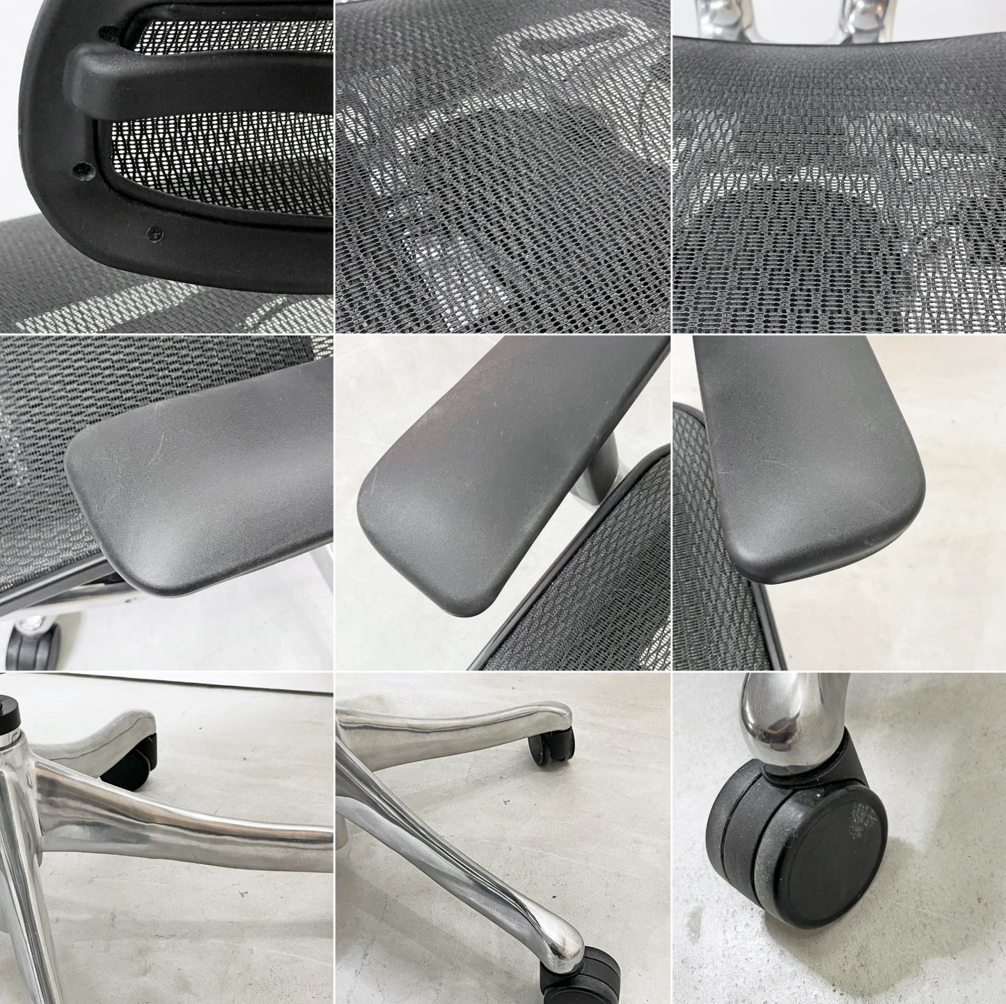 エルゴヒューマン Ergohuman エルゴヒューマンチェアプロ EHPーLPL KM-11 デスクチェア 収納式オットマン エラストメリック・メッシュ アルミダイキャスト ●