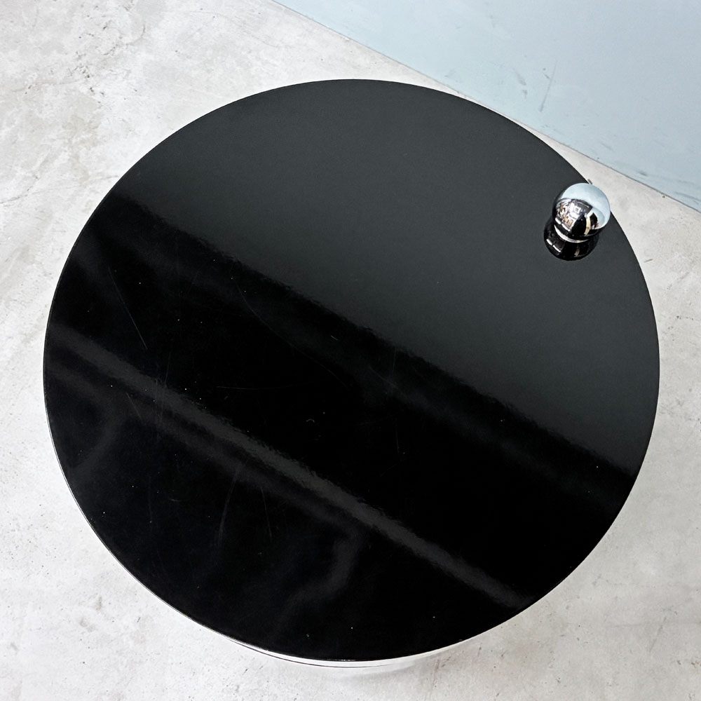 ヴィトラ vitra バーボーイ BAR BOY ロールコンテナ ブラック サービングカート ヴェルナー・パントン Verner Panton ミッドセンチュリーモダン ◎