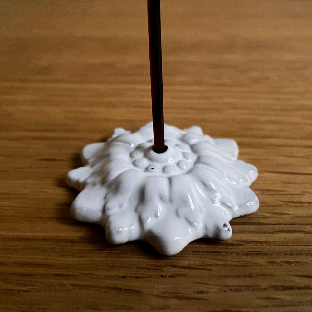 アスティエ・ド・ヴィラット Astier de Villatte エミリー Emilie インセンスホルダー お香立て ENCEML13 陶器 フランス ♪