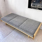 グラフ graf × 相合家具 SOGO adシリーズ デイベッドベンチ Day bed bench グレー系ファブリック ホワイトアッシュ材 美品  ★