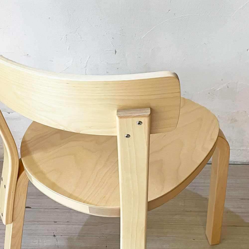 アルテック artek チェア69 Chair69 ダイニングチェア ナチュラルラッカー アルヴァ・アアルト Alva Aalto フィンランド 北欧家具 ★