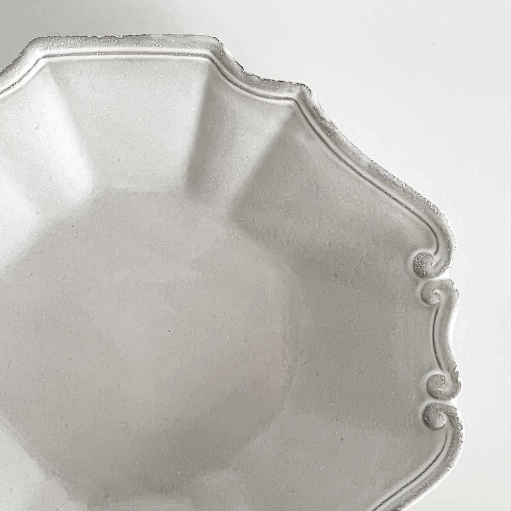 アスティエ・ド・ヴィラット Astier de Villatte レジャンス Regence ラージスーププレート 平皿 W23cm 陶器 フランス ■